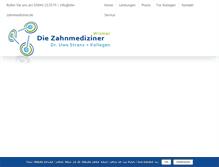 Tablet Screenshot of die-zahnmediziner.de